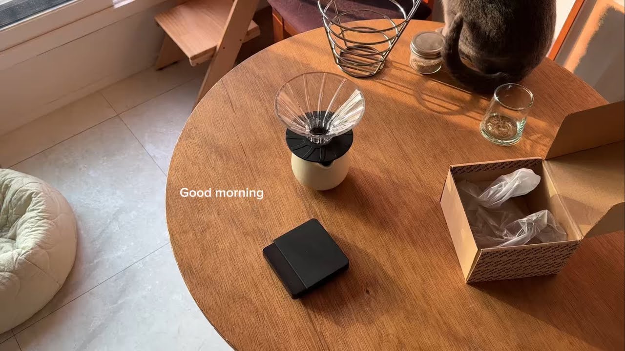 드디어 도착한 UFO dripper V3, 여유롭게 모닝커피