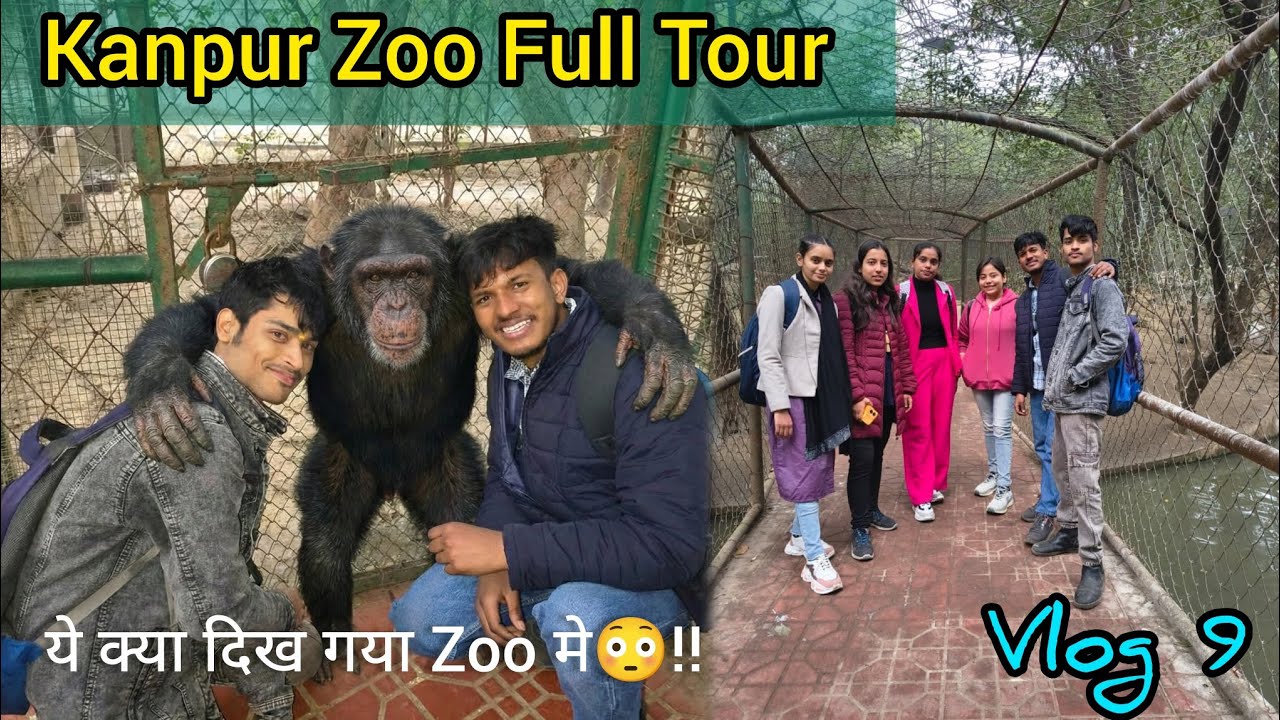 Kanpur Zoological Park Vlog | Complete Zoo Tour with Friends | Ticket Price & Activities #Zoo