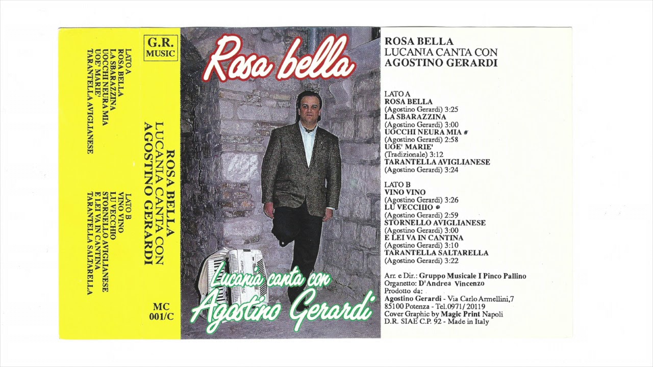 LA SBARAZZINA [LATO A - MUSICASSETTA 1992] | AGOSTINO GERARDI