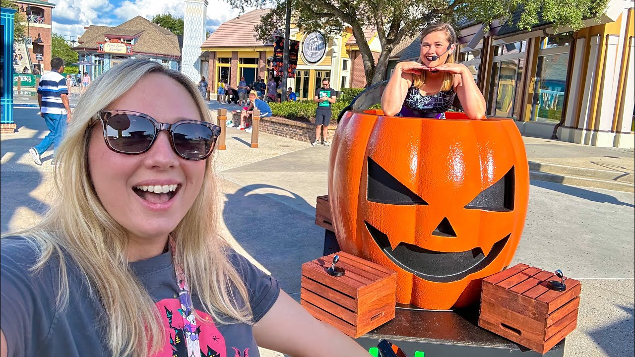 Disney Springs NEW Halloween Shows! Roaming Pumpkins, Zombeats Drummers, New Holiday Merch