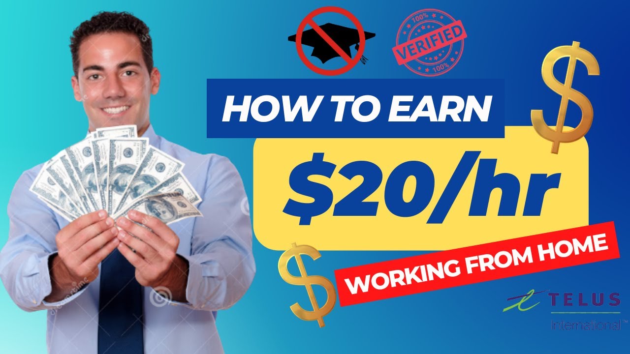 Be a Rater at Telus International | Make $20/hr Remotely!