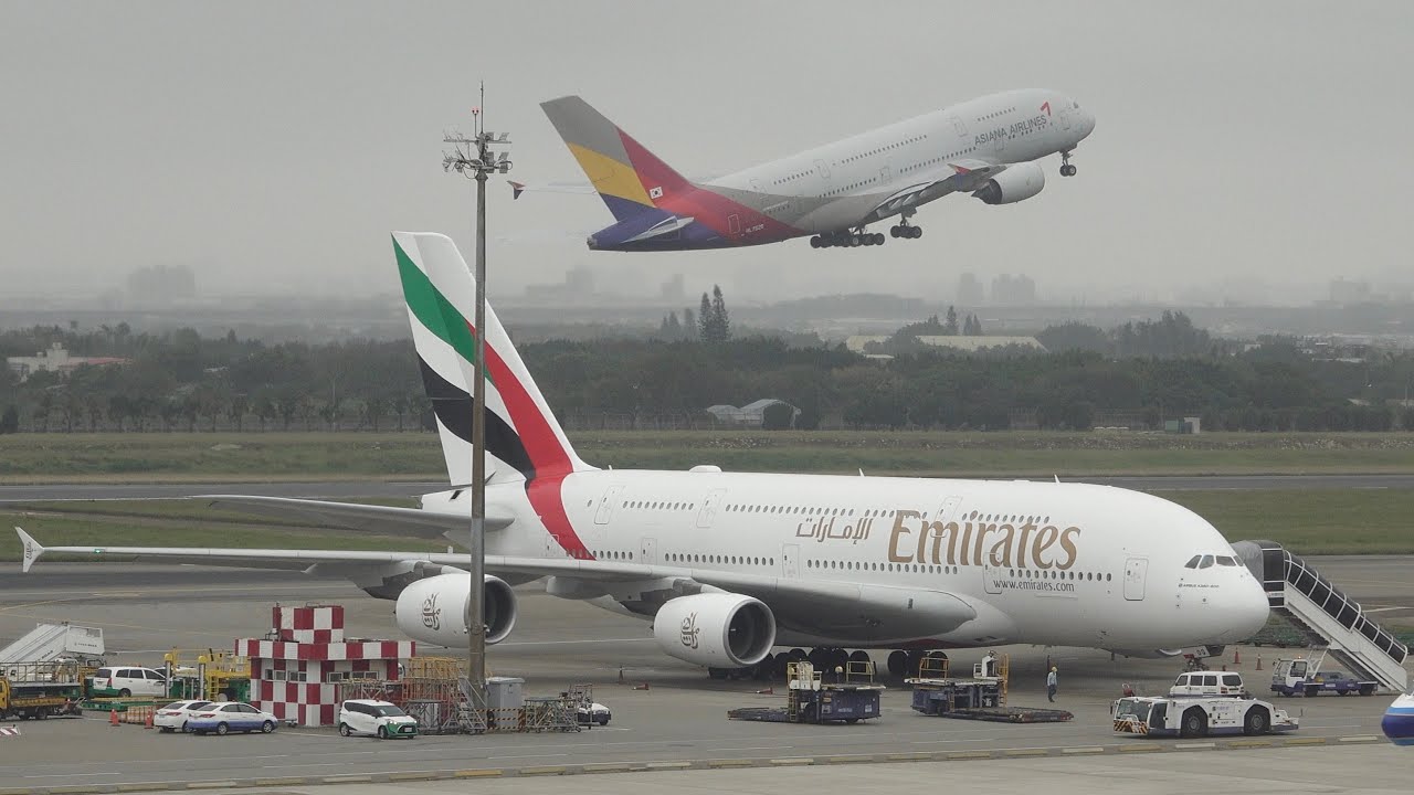 一日內五架380飛抵桃機！紐航77W黑色塗裝首次來臺！英航77W維修機離場！桃園機場飛機起降合輯｜Plane Spotting at Taipei Taoyuan Airport (TPE/RCTP)