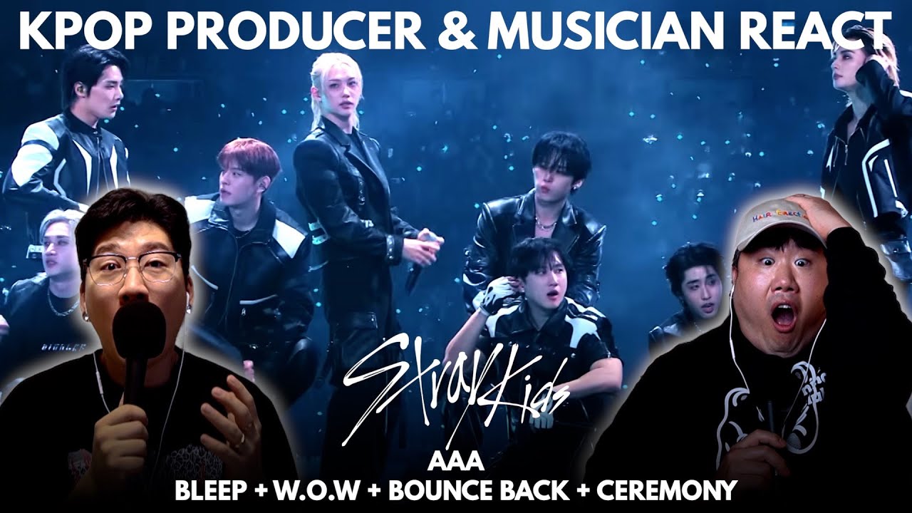 Musicians react & analyze ♡ SKZ - AAA 2025 (Bleep, Walkin' On Water, Bounce Back, Ceremony)