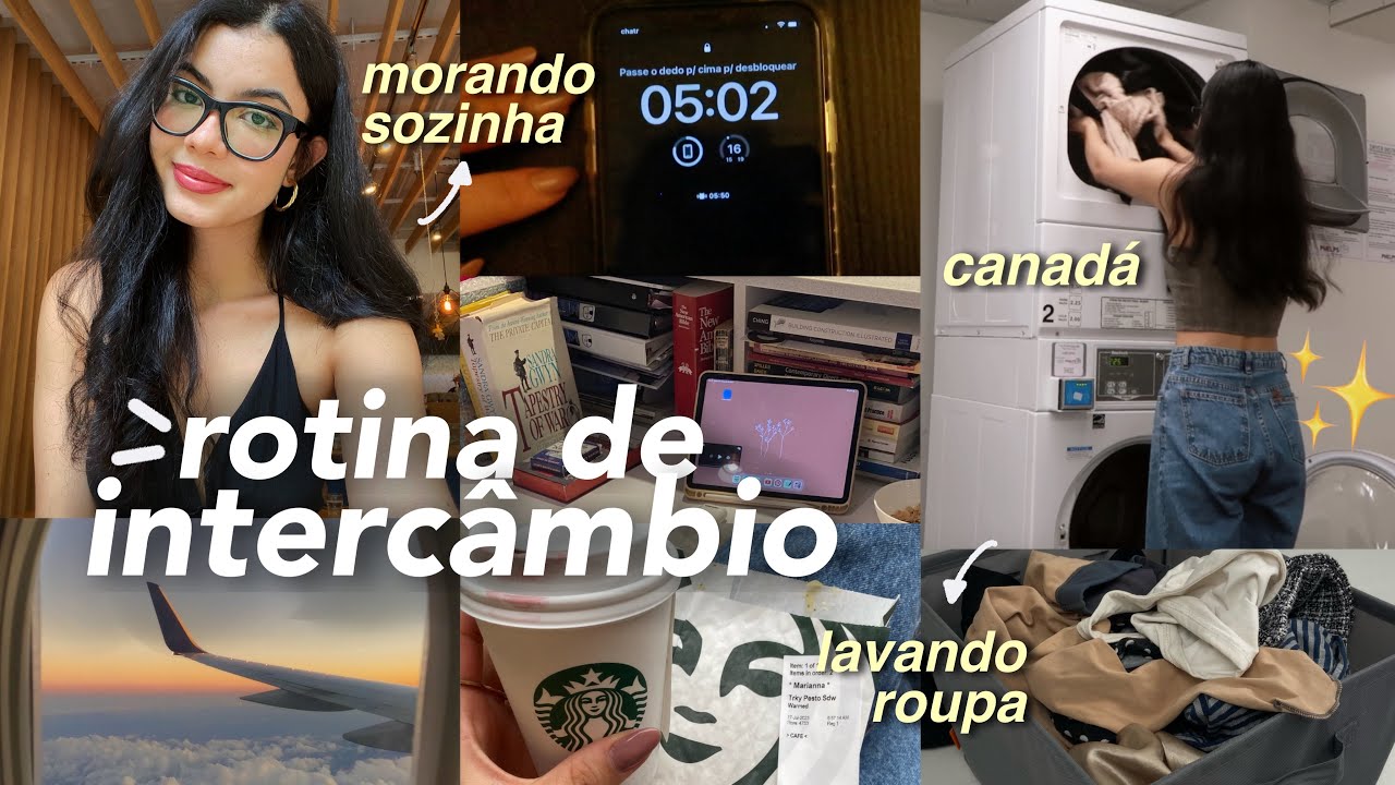 minha rotina de INTERCÂMBIO morando sozinha no canadá! 🏠