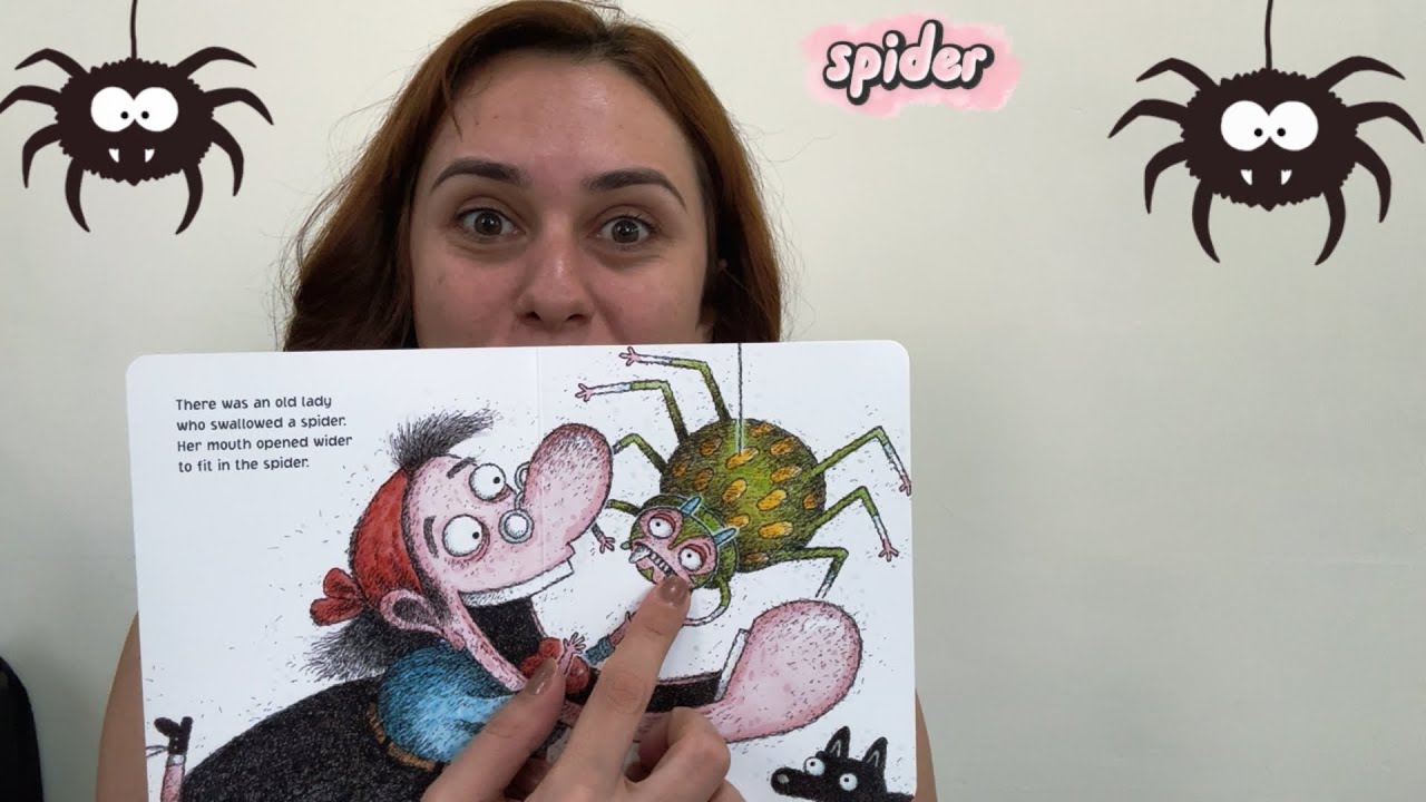 👻👵🏻 There was an old lady who swallowed a ghost 👻👵🏻|Read aloud for kids 📖| #halloweenstories #story