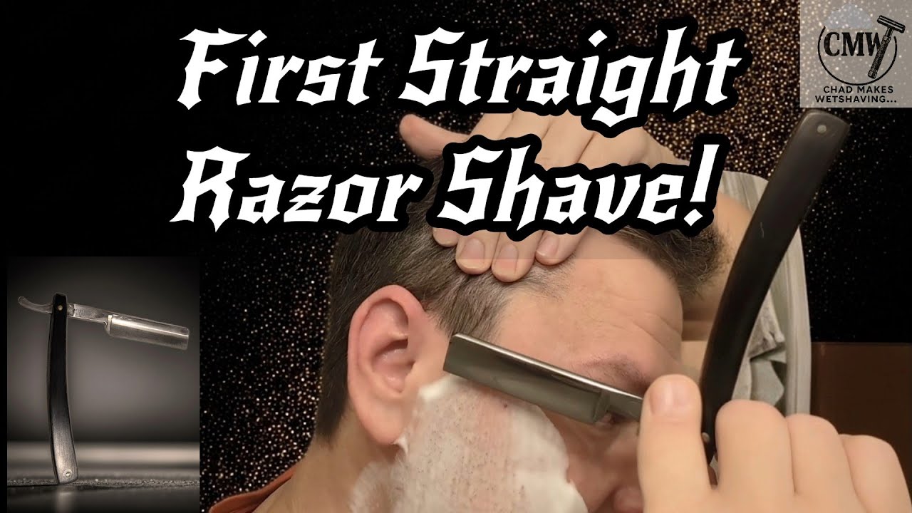 First Straight Razor Shave! | Progress through the week
