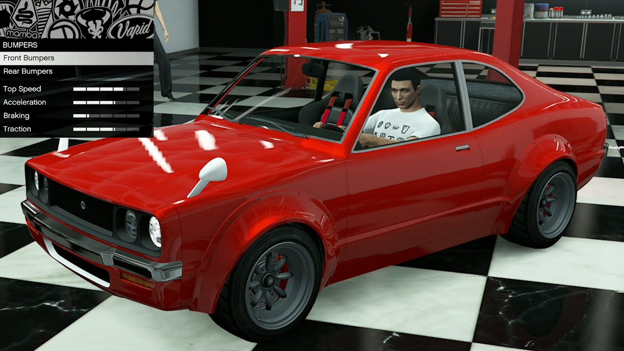 GTA 5 — Кастомизация транспортных средств из прошлых DLC — Аннис Савестра (Mazda RX-3 Savanna)