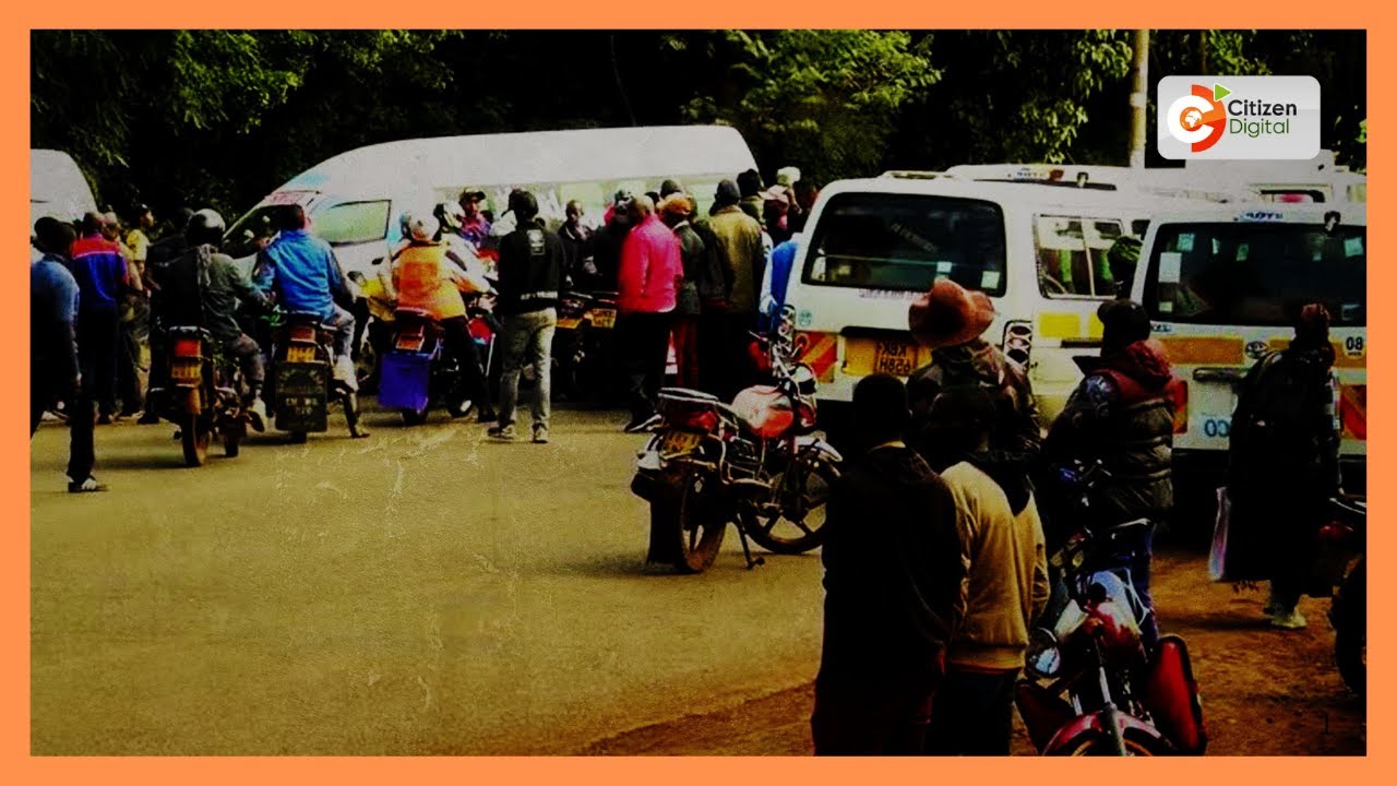 Matatu protest halts transport in Nyeri over terminus relocation