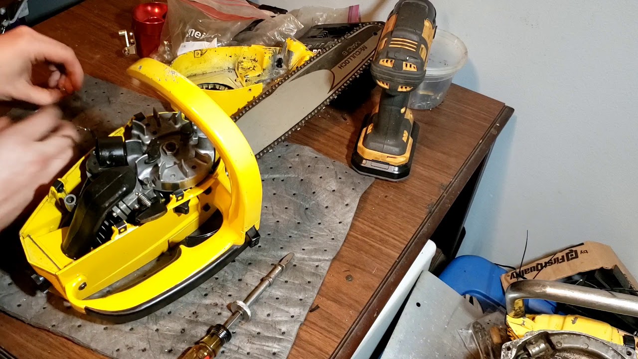McCulloch Power Mac 6 recoil and carb fix