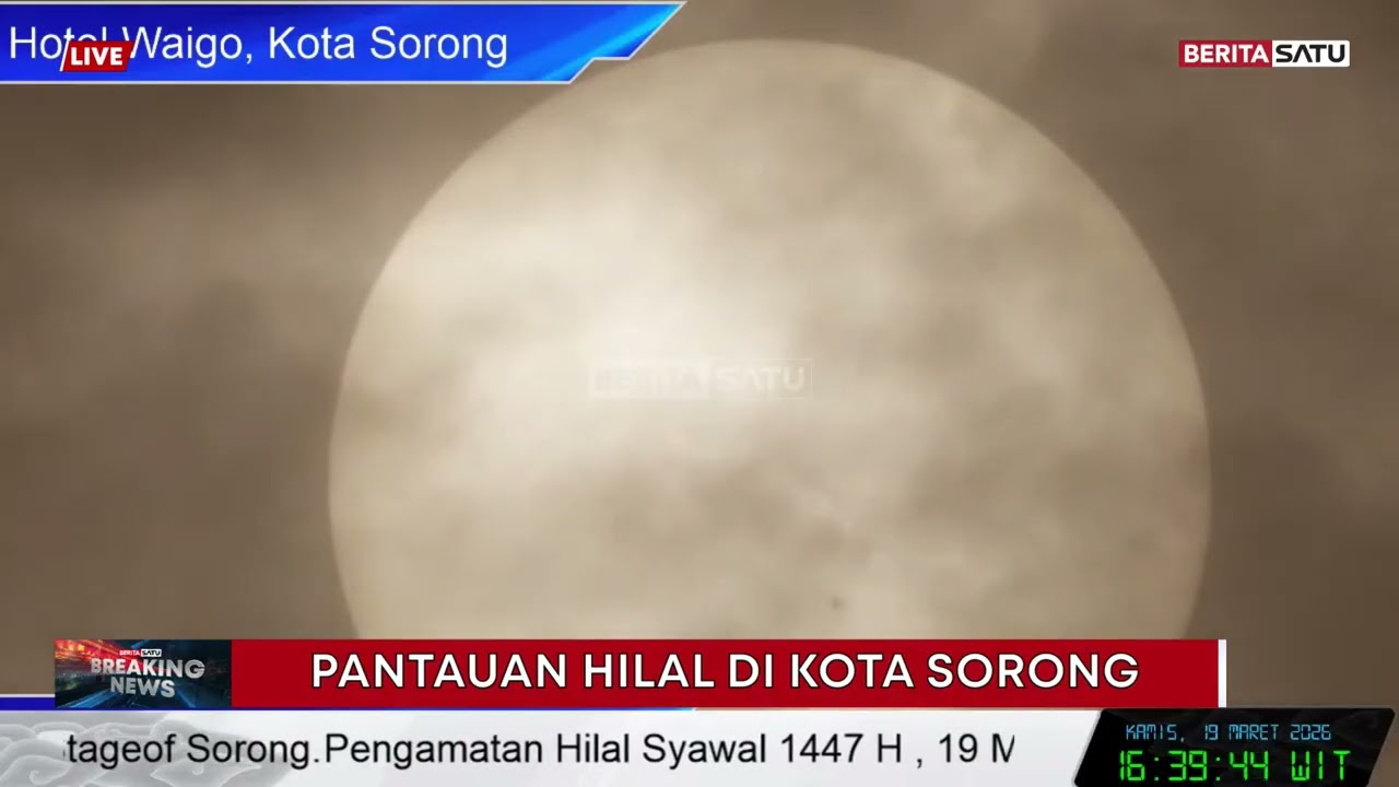 Pantauan Hilal di Kota Sorong dan Kota Medan #Beritasatu