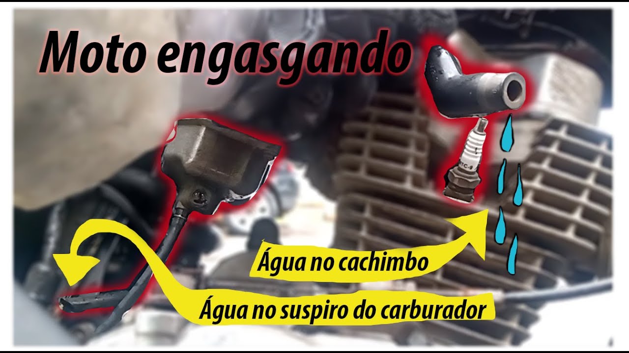 SOLUÇÃO SIMPLES Moto falhando depois de molhada PROBLEMA RESOLVIDO SERVE PRA QUALQUER MOTO