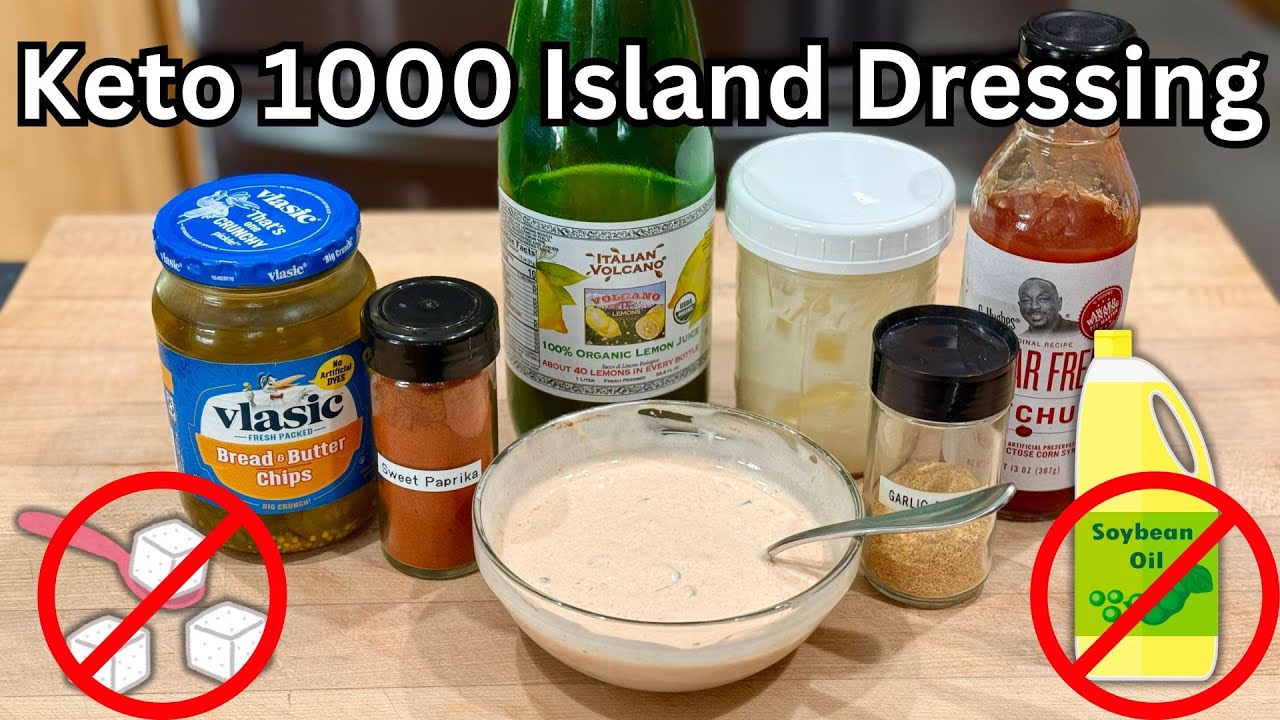 Better Than Store-Bought: Keto Thousand Island (No Soybean Oil! 1g Carb)