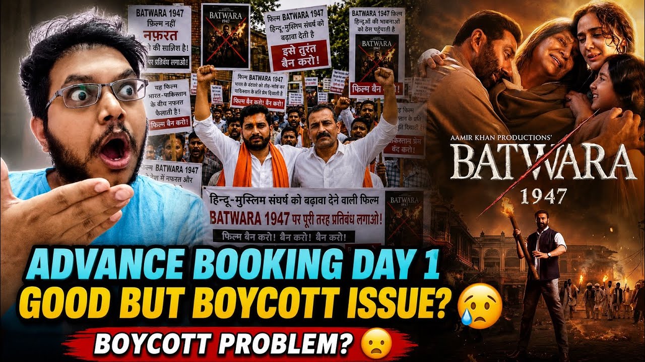 BATWARA 1947 BOYCOTT का असर कितना पडेगा? | BATWARA 1947 ADVANCE BOOKING REPORT | LUCKNOW PROMOTION |