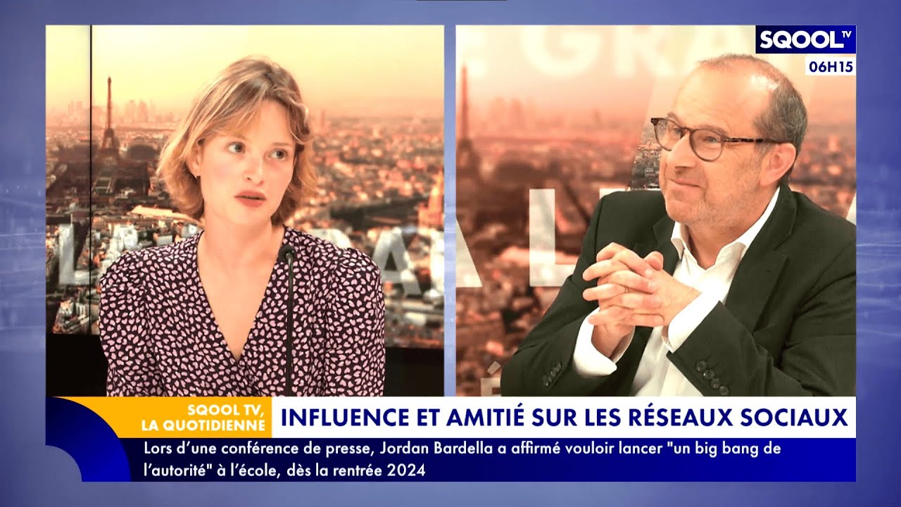 La Quotidienne (28/06/2024) - Camille Yolaine raconte l'influence sur les réseaux sociaux