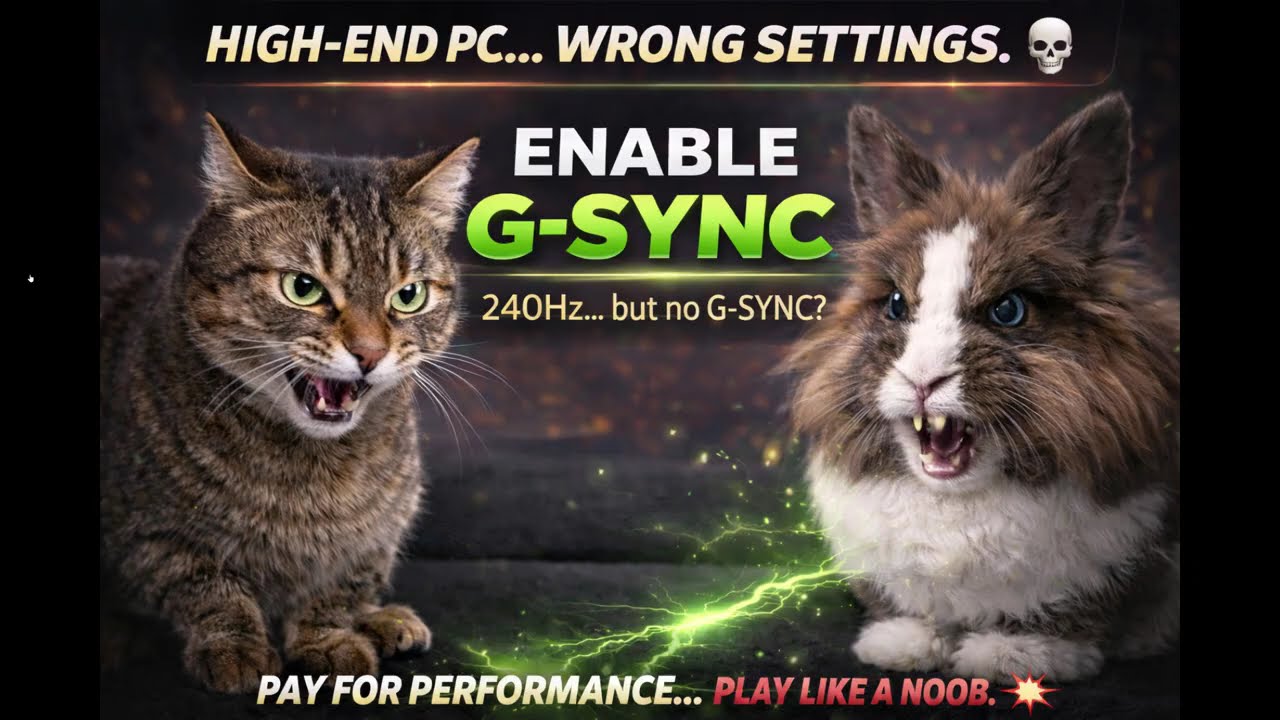 Warzone PC FIX #9 – 240Hz But NO G-SYNC? 💀 You’re Wasting Performance
