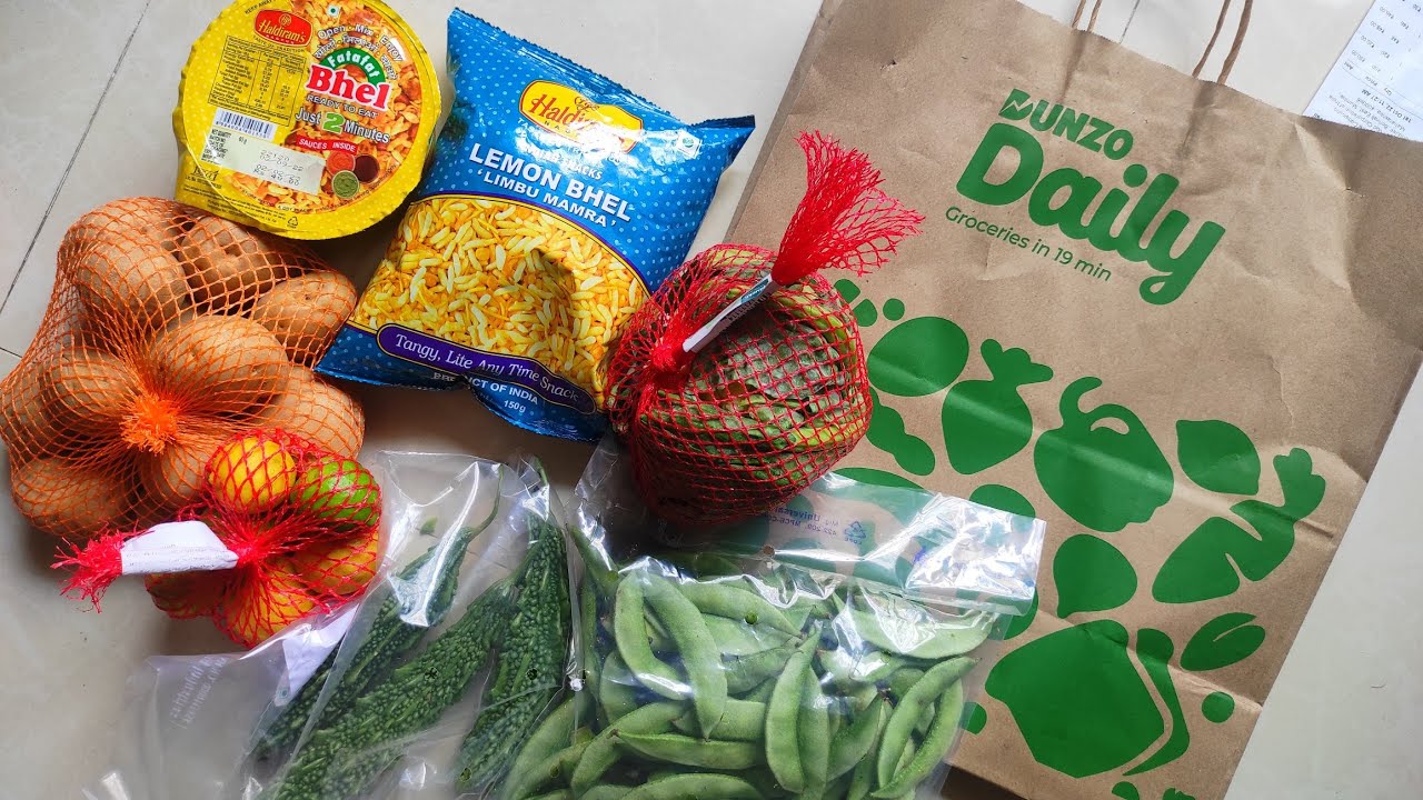Dunzo Daily Delivery Unboxing