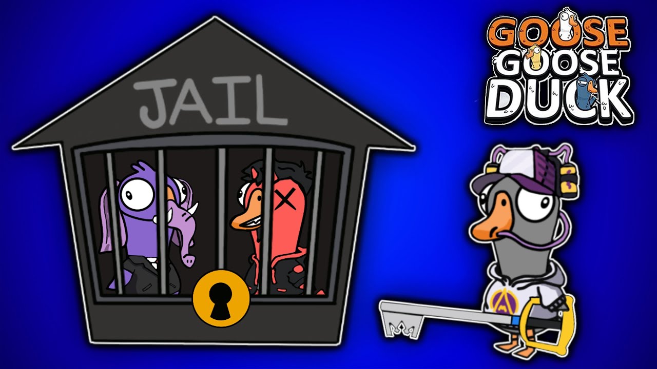 JAILBREAK ON THE *NEW* MAP! | Goose Goose Duck (ft. Cartoonz, Squirrel, Rilla, & More)