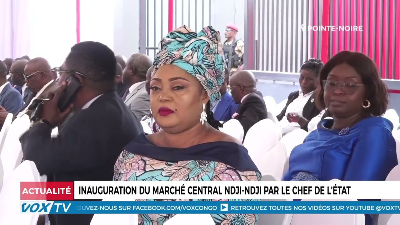 Inauguration du marché central Ndjindji par le chef de l'état