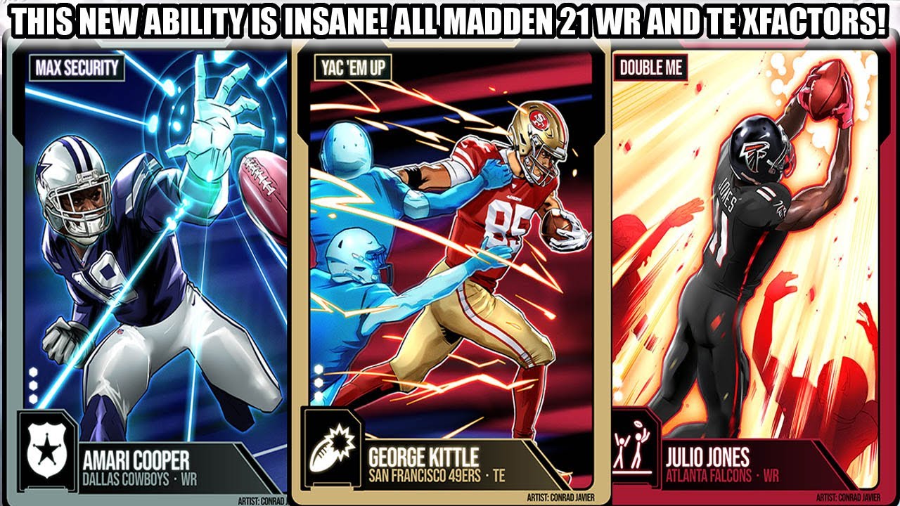 THIS NEW X-FACTOR ABILITY IS INSANE! ALL MADDEN 21 WR AND TE X-FACTOR ABILITIES DETAILS! | MADDEN 21