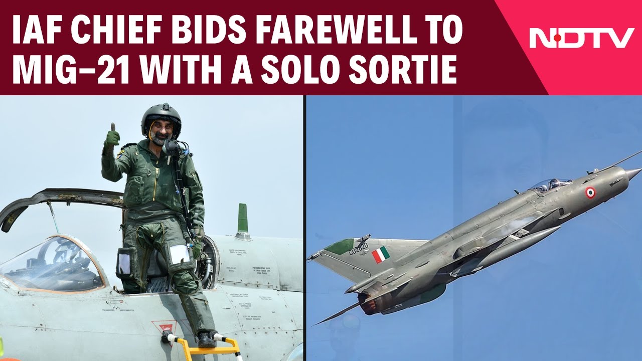 Mig-21 Retirement | Air Chief Marshal A P Singh Flies Mig-21 In Final Farewell To The Jet