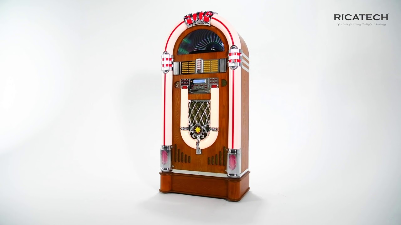 Ricatech RJS110 Wooden Jukebox stand Brown