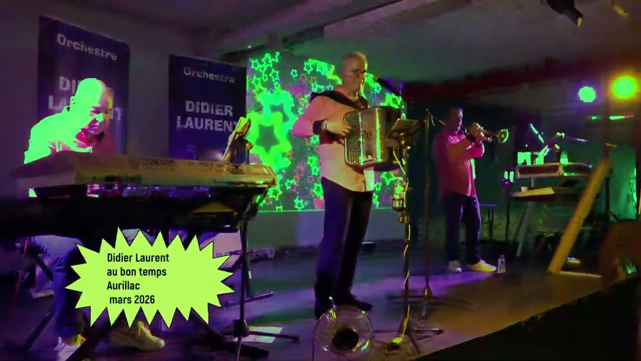 Didier LAURENT au bon temps Aurillac mars 2026   Baïons