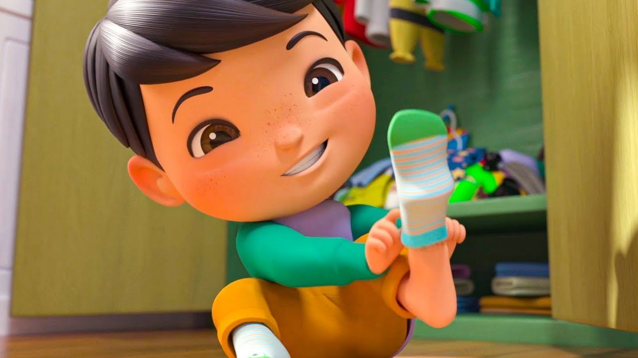Learn How To Get Dressed | Boo Boo Kids Nursery Rhymes | Songs for Toddlers