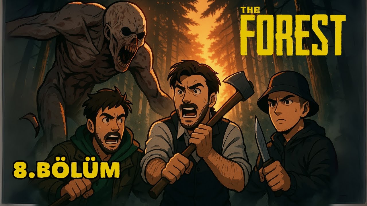EKİP İLE - THE FOREST  | ÇEVRE DÜZENLEMESİ  8.BÖLÜM !!!! #theforestgameplay