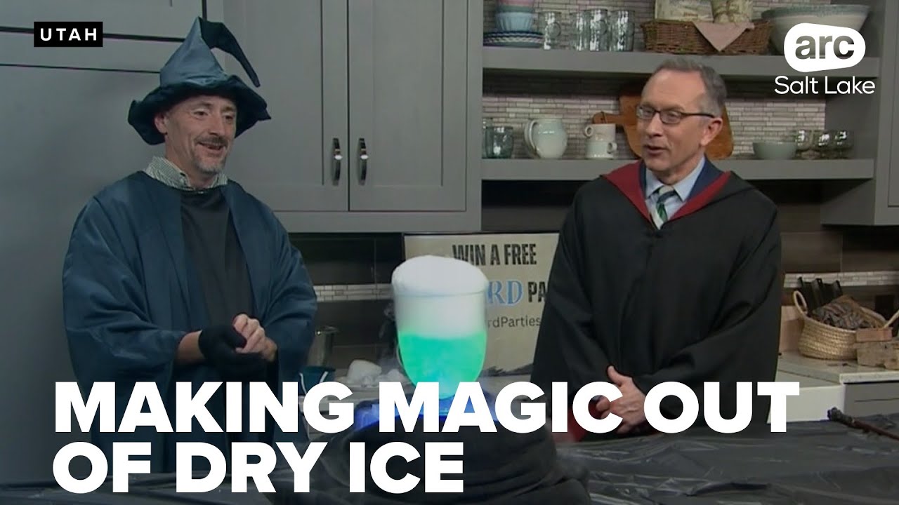 Dry ice and magic wands