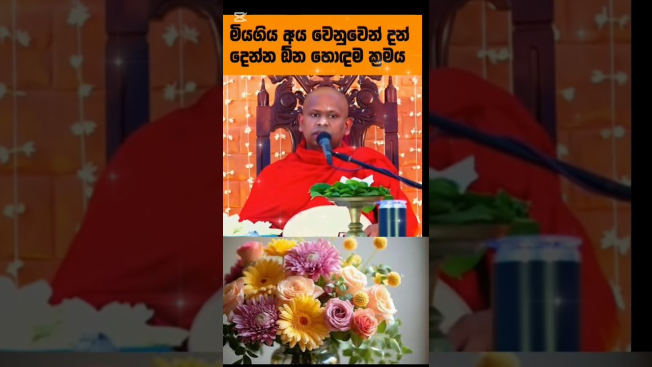 මියගිය අය වෙනුවෙන් දන් දෙන්න පුළුවන් හොඳම ක්&zwj;රමය🌹walimada sadda sila therun wahanse#Darma danaya🙏🙏🙏