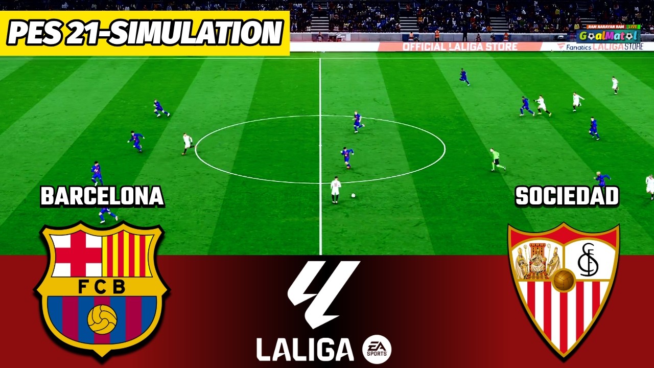 🔥Barcelona vs Sevilla | LALIGA NIGHT OF CHAOS! | SHOCK RESULT?! | PES 21 Simulation