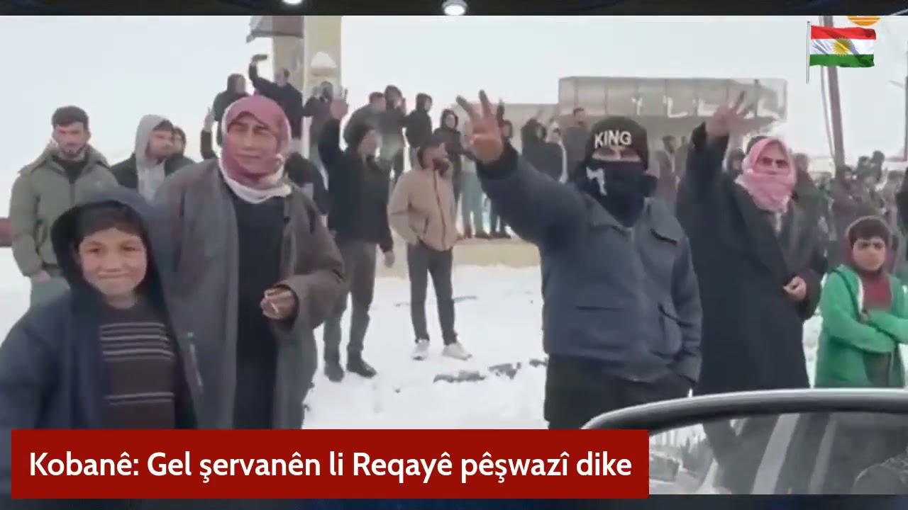 Kobanê-Gel lehengên xwe pêşwazî dike