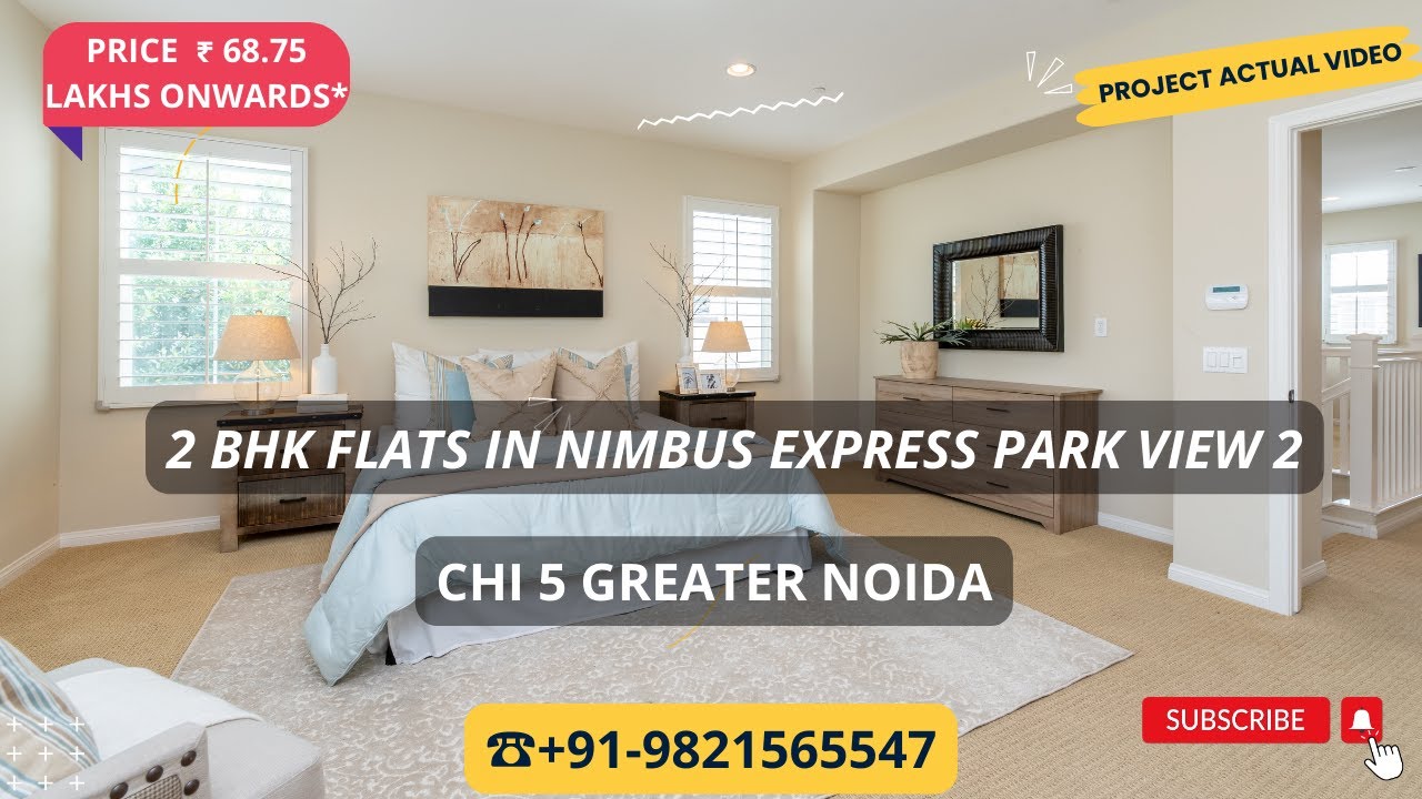 2 BHK Flats In Nimbus Express Park View 2 Chi 5 Greater Noida |☎+91-9821565547 | Price 68.75 Lakhs