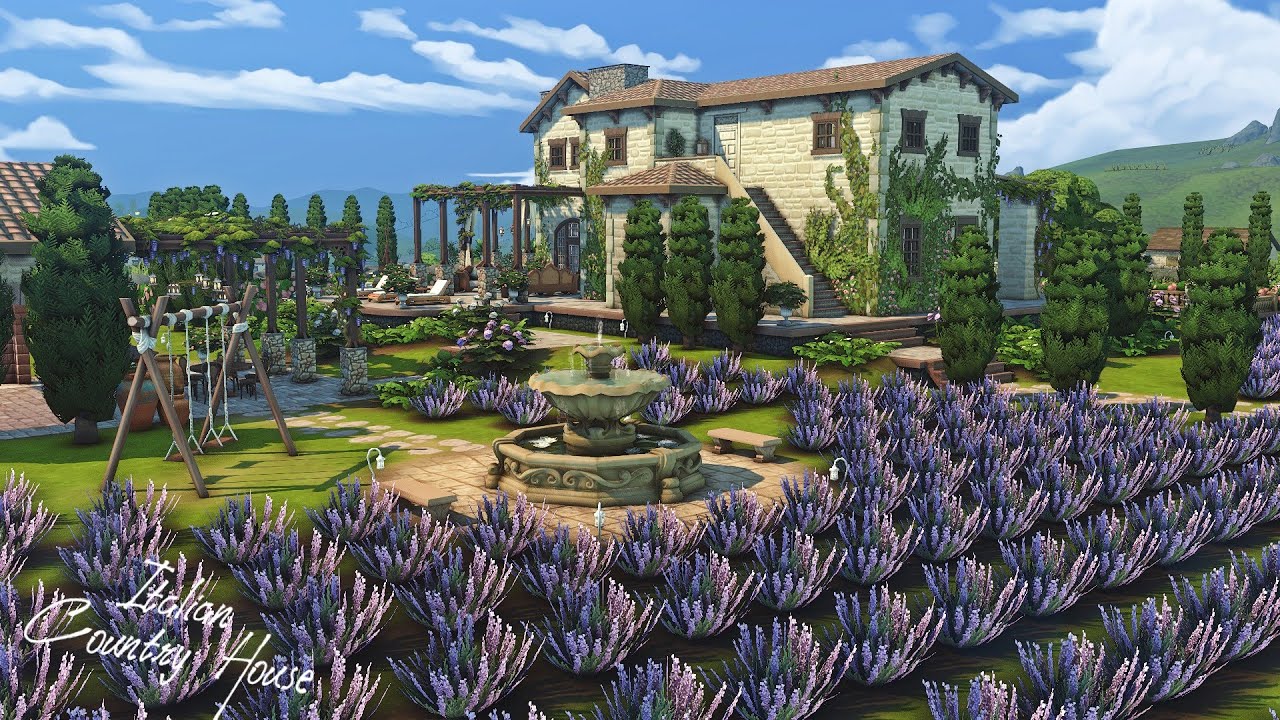 Italian Country House / Part 1 / THE SIMS 4/ NO CC / stop motion