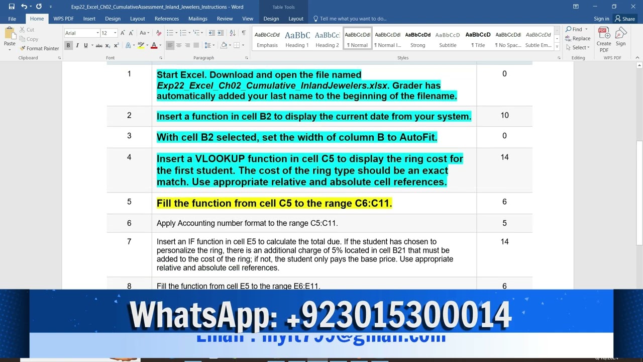 Exp22 Excel Ch02 Cumulative Assessment Inland Jewelers  Excel Chapter 2 Cumulative Assessment