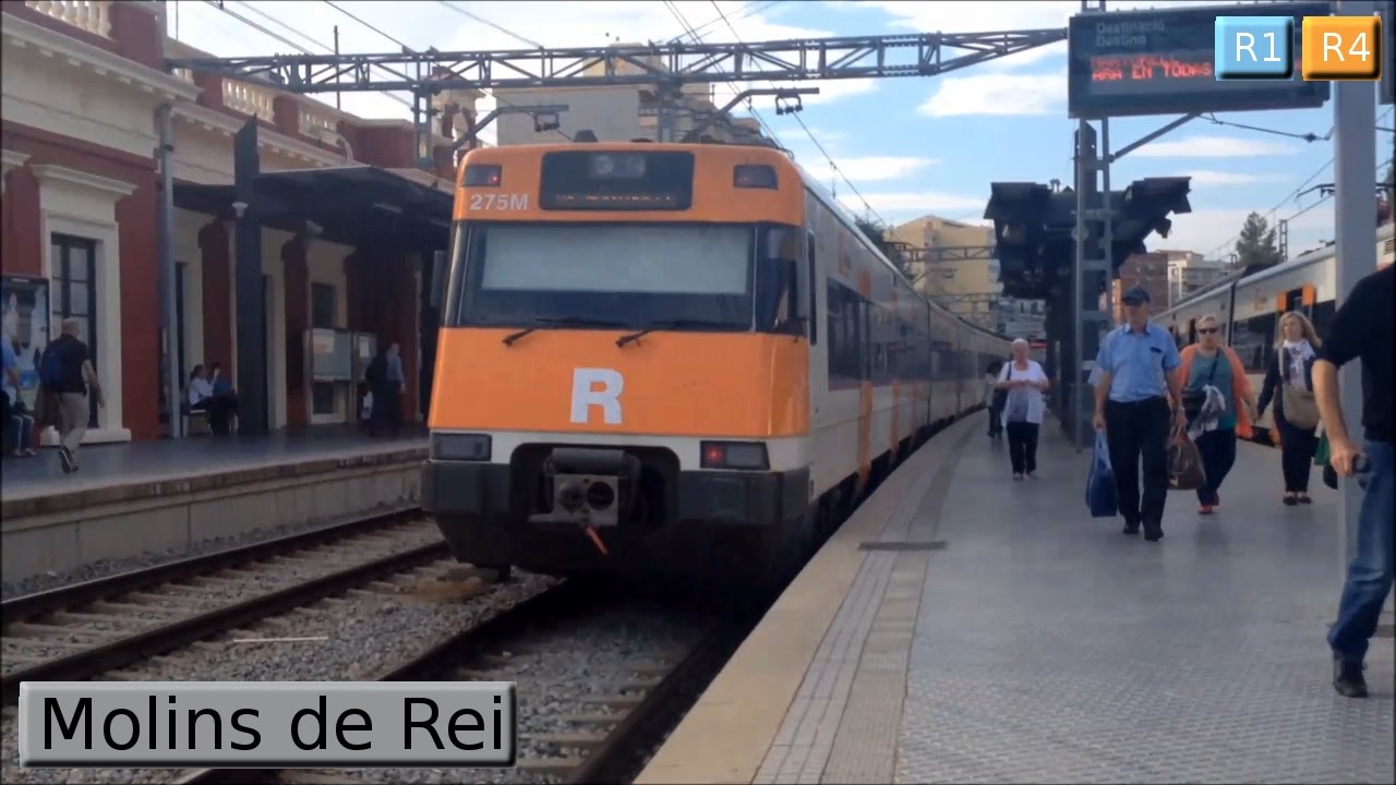 Rodalies Барселона : Молинс-де-Рей R1 - R4 ( Renfe 447 )