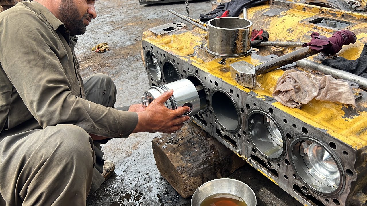 Caterpillar diesel engine rebuild how engine repairing and rebuilding process