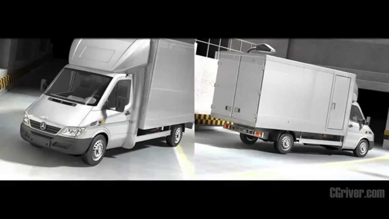 3D Model: Mercedes Sprinter Cargo Box - CGriver.com