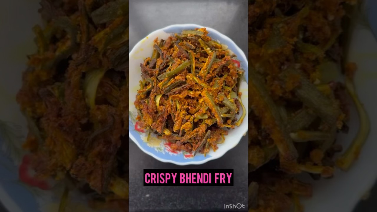 Recipe 26#food#crispybhindi#easyindianrecipe#cooking#indiancuisine#recipe#indianrecipe#viralshorts#