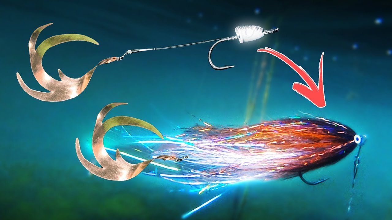 FLY TYING: Pike Fly with a Built-in Popper Head 🔥 (Hover Fly 2.0 by Niklaus Bauer)