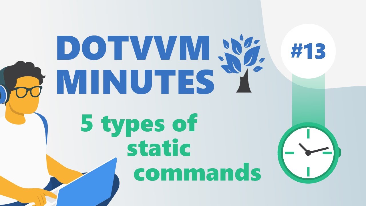 DotVVM Minutes #13: Five different types of static commands