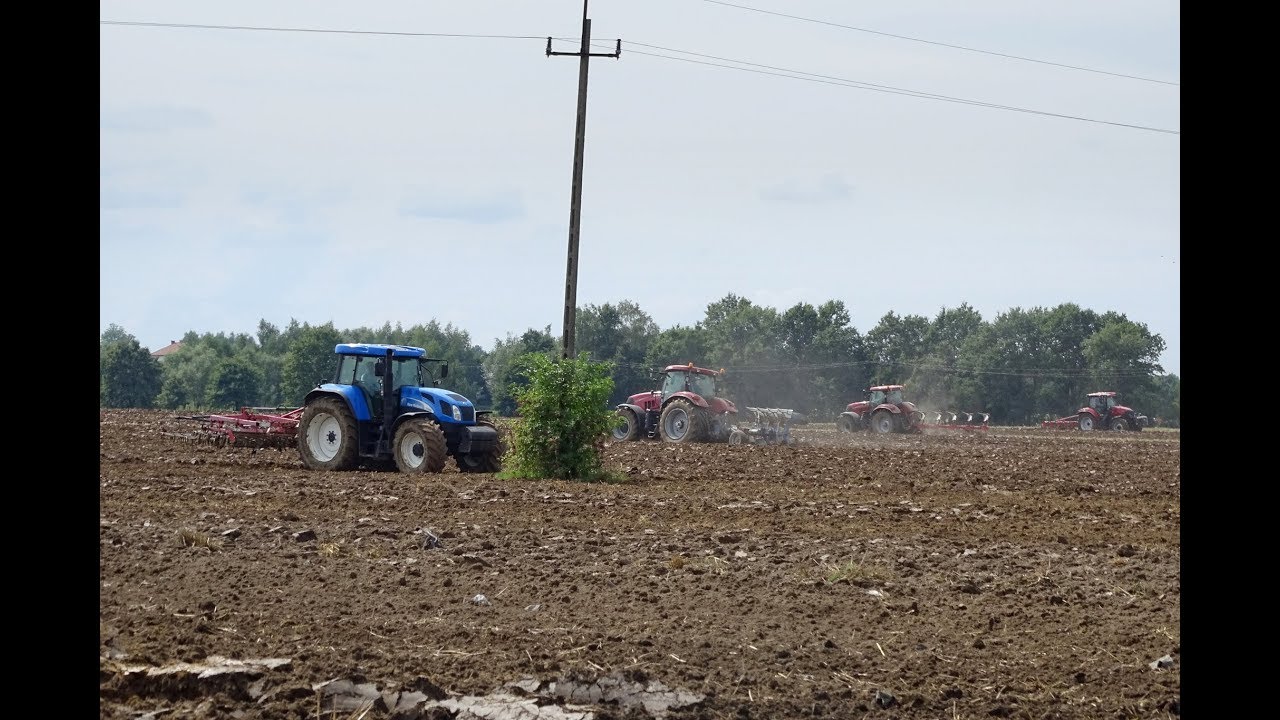 ORKA NA 4 CIĄGNIKI, UPRAWA I SIEW RZEPAKU W R.S.P. PRZECISZÓW 2019