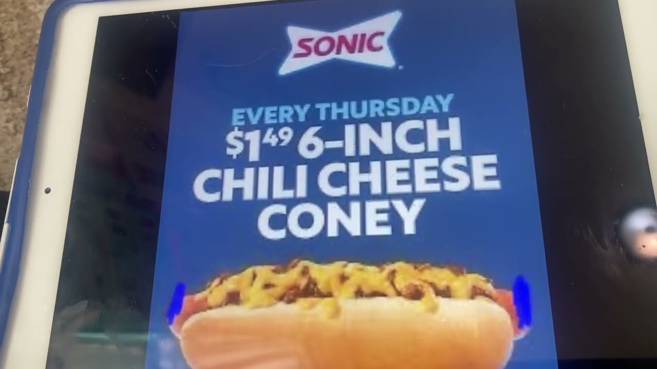 Sonic commercial 2026 $149 chill cheese