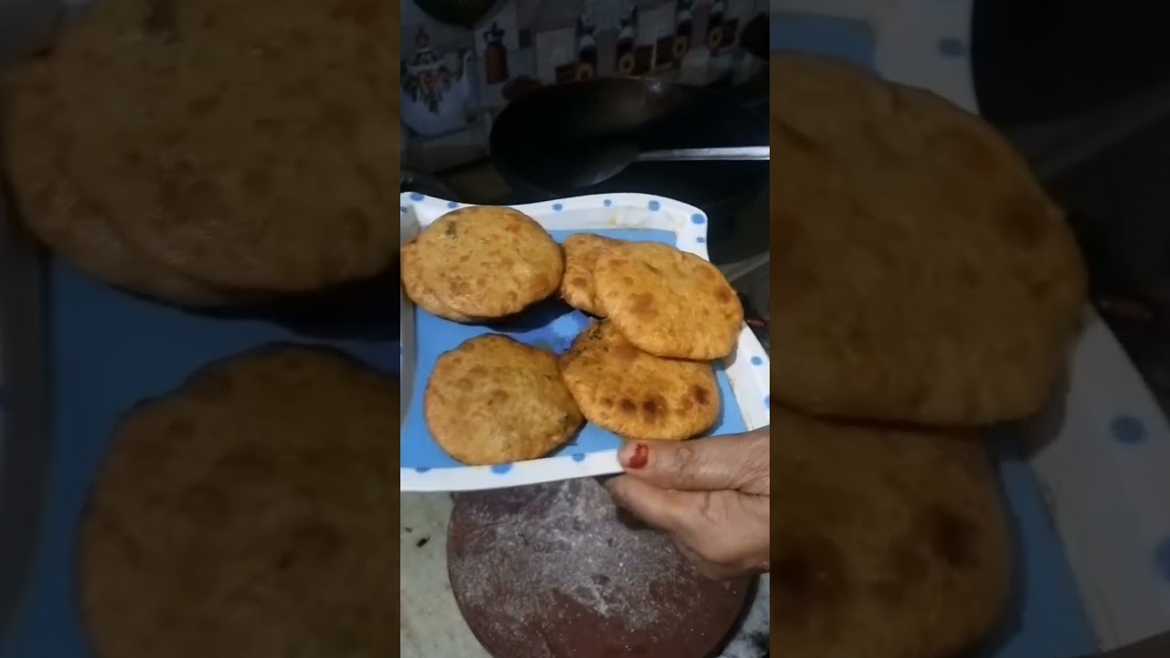 Aloo ki masaledar kachori, home made gujiya 