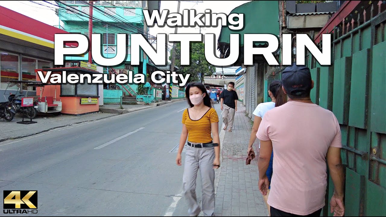 Strolling Punturin VALENZUELA CITY Philippines - Metro Manila Walk [4K]