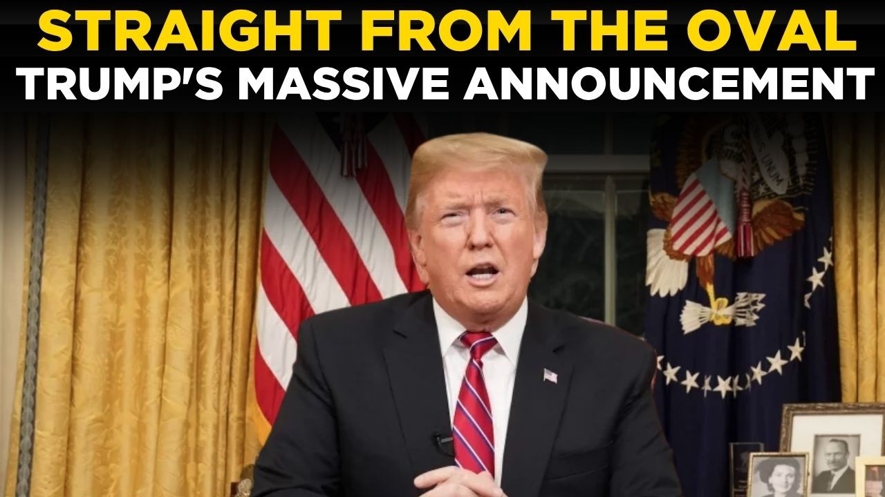 US NEWS LIVE: Oval Office Emergency Broadcast, Trump Drops Historic White House Bombshell