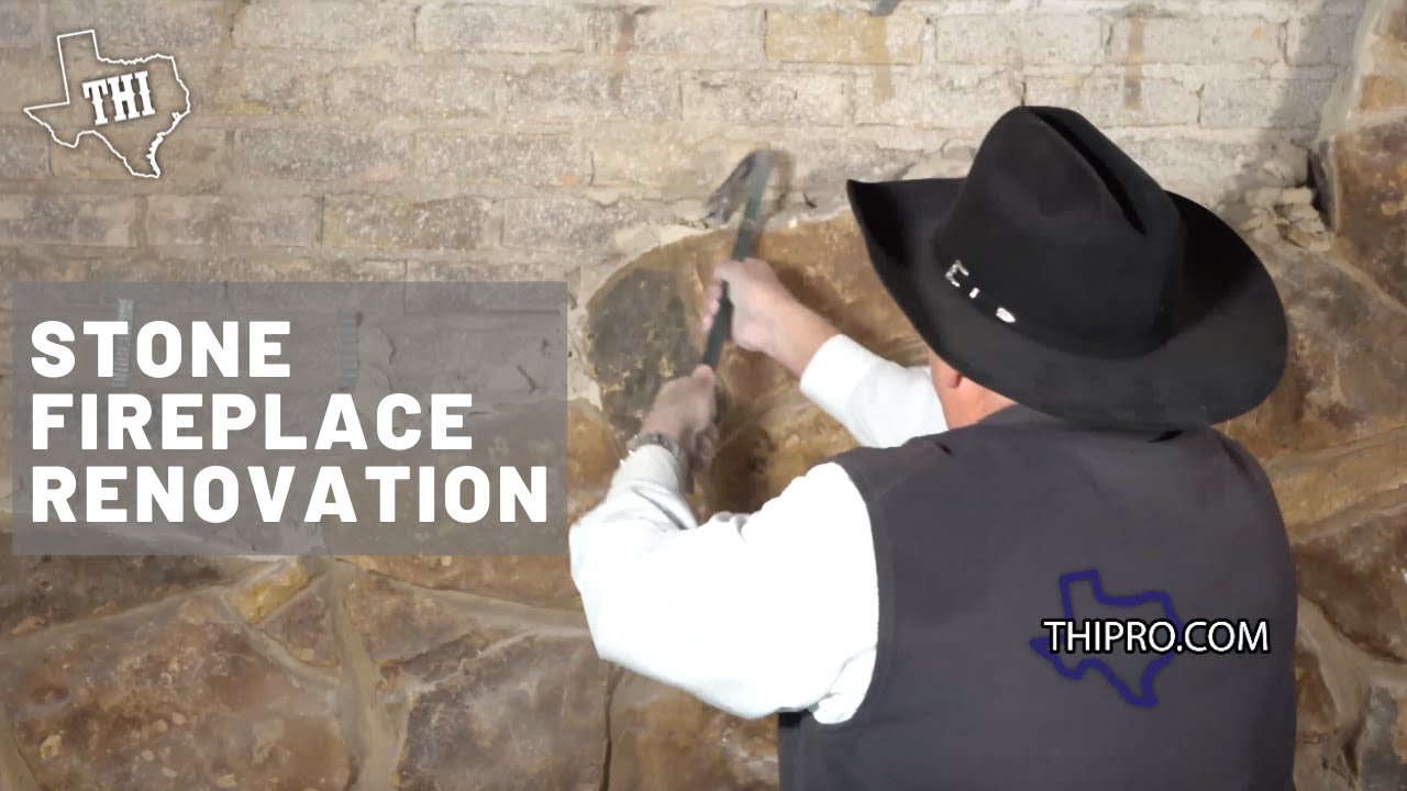 Stone Fireplace Renovation