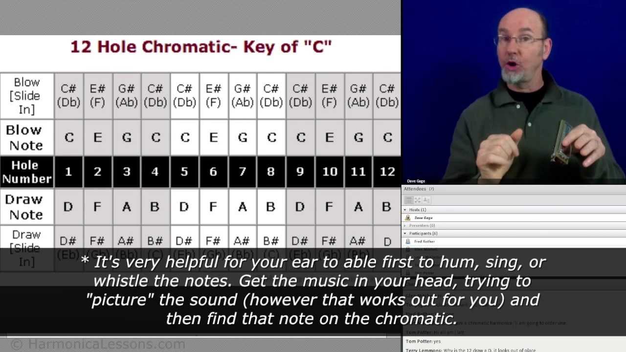 Chromatic Harmonica Ear Training Lesson