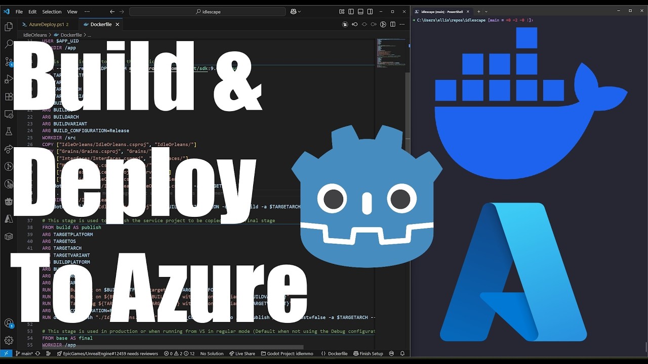 Multi-architecture docker builds and deploying to Azure Kubernetes - Godot MMO