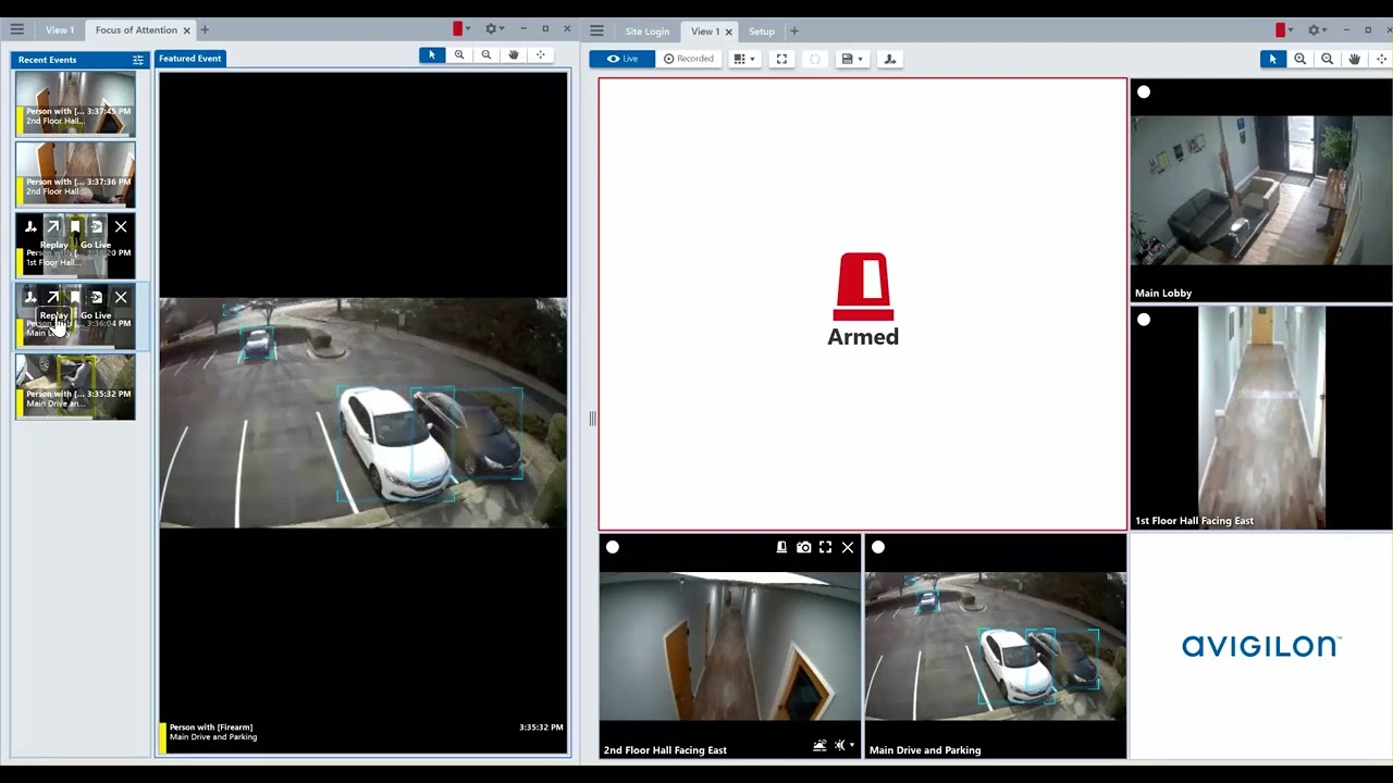 Avigilon Visible Firearm Detection Demo